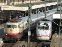 Baureihe 103 0055 09.04.2015, Mannheim Hauptbahnhof